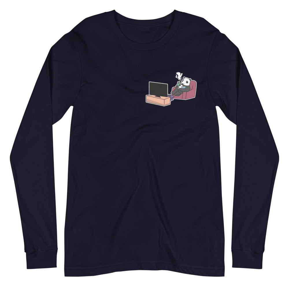 Chill Panda Long Sleeve Tee – Chiller Than Human